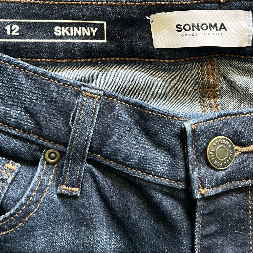 Sonoma Women's Skinny Jeans - Dark Blue